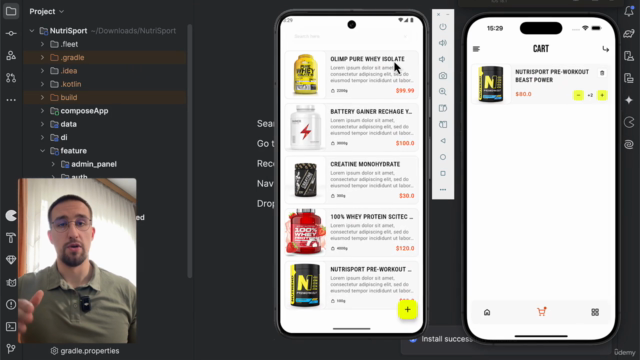 Multi-Modular Ecommerce App for Android & iOS (KMP) – Screenshot 3