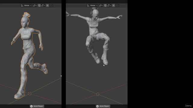 Become a Pro at 3D Character Modeling & Animation in Blender – Screenshot 3