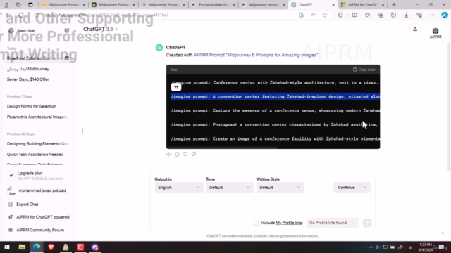 MidJourney for Architects: AI Image Generation & Animation – Screenshot 4