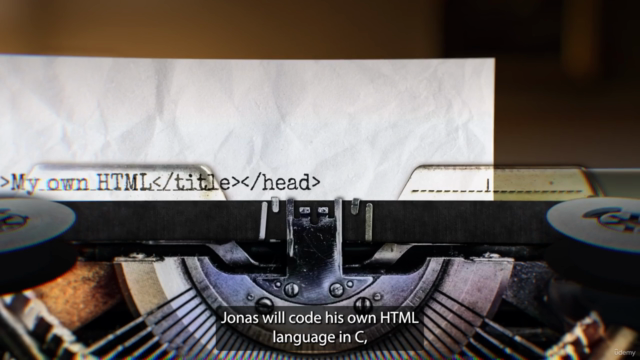 Project: Coding your own HTML language in C – Screenshot 1
