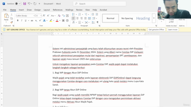 PELAPORAN SPT TAHUNAN PPH ORANG PRIBADI PART 1 – Screenshot 1