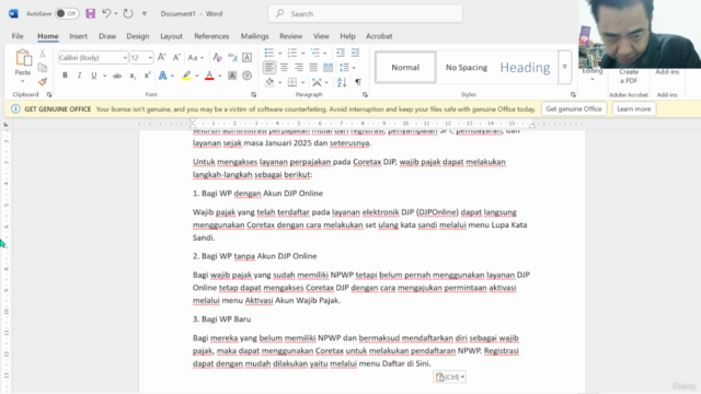 PELAPORAN SPT TAHUNAN PPH ORANG PRIBADI PART 1 – Screenshot 3