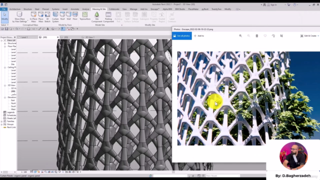 BIM- Revit Parametric Design- Pattern-Based Modular Facade – Screenshot 4