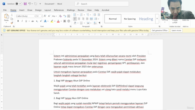 PELAPORAN SPT TAHUNAN PPH ORANG PRIBADI PART 2 – Screenshot 1