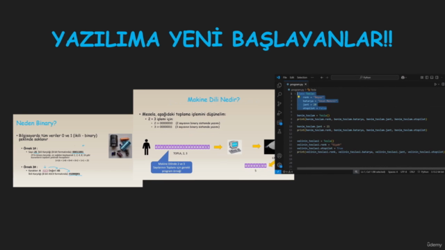 Yeni Başlayanlar için Sıfırdan İleri Seviye Python (2025) – Screenshot 2