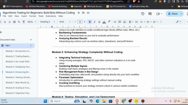 Algorithmic Trading for Beginners: Build Bots Without Code – Screenshot 3