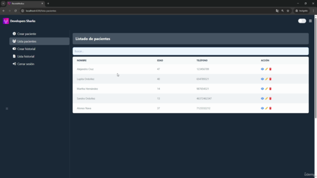 Angular 19: Crea un sistema de recetas medicas - php - mysql – Screenshot 3