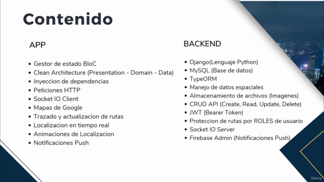 Crea una APP clone de InDriver UBER con Flutter Django MySQL – Screenshot 1