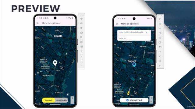 Crea una APP clone de InDriver UBER con Flutter Django MySQL – Screenshot 2