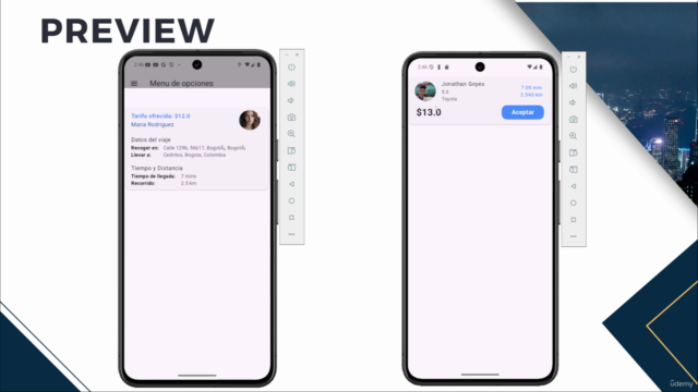 Crea una APP clone de InDriver UBER con Flutter Django MySQL – Screenshot 3