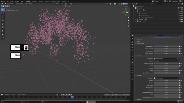 3D Trees with Blender Geometry Nodes – Screenshot 2