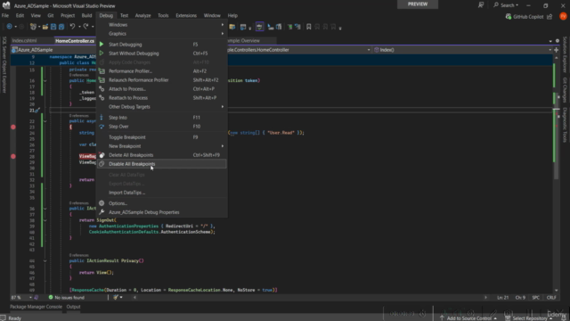 Azure Active Directory ASPNET.Core MVC İle Kullanımı – Screenshot 3