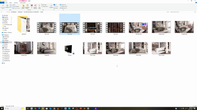 D5 Render 2.9 ile Gerçekçi Yatak Odası Render Eğitimi – Screenshot 4