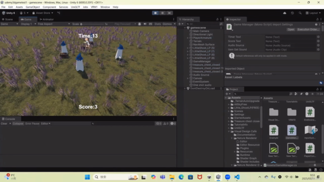 AIの敵から逃げるUnityを用いた3Dゲームを制作しよう! – Screenshot 3