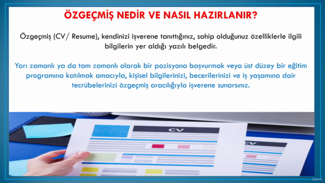 CV Hazırlama ve İş Görüşmesi Eğitimi – Screenshot 1