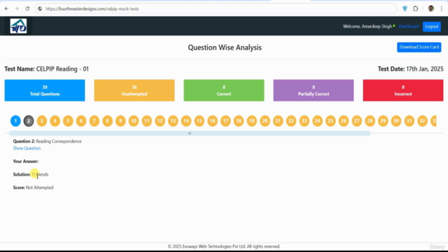 CELPIP Test | 105 Computerised Practice Tests – Screenshot 2