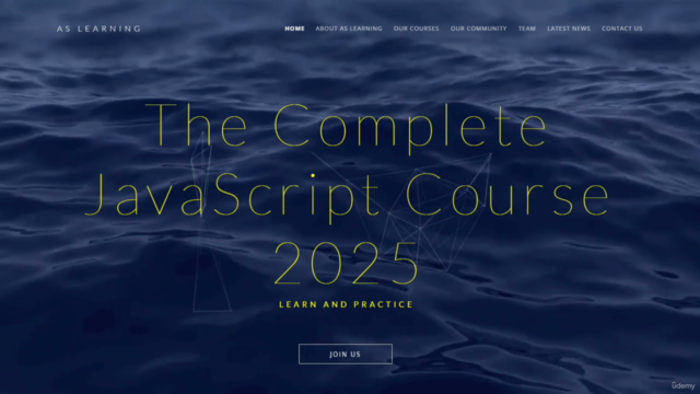 The Complete JavaScript Course 2025 – Screenshot 2