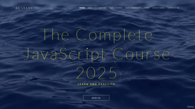 The Complete JavaScript Course 2025 – Screenshot 3