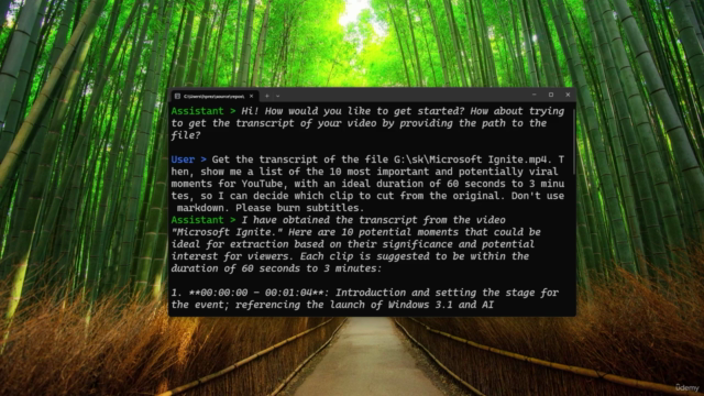 Máster en Semantic Kernel creando proyectos – Screenshot 2