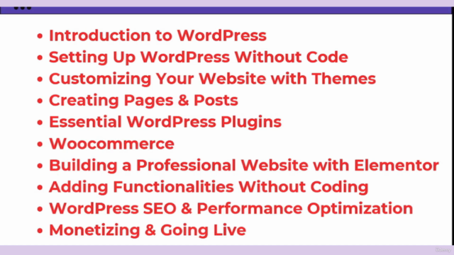 Wordpress no code Mastery Course With Advance SEO 2025 – Screenshot 3