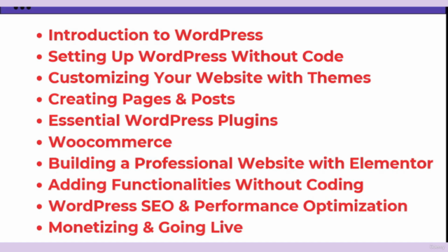 Wordpress no code Mastery Course With Advance SEO 2025 – Screenshot 4