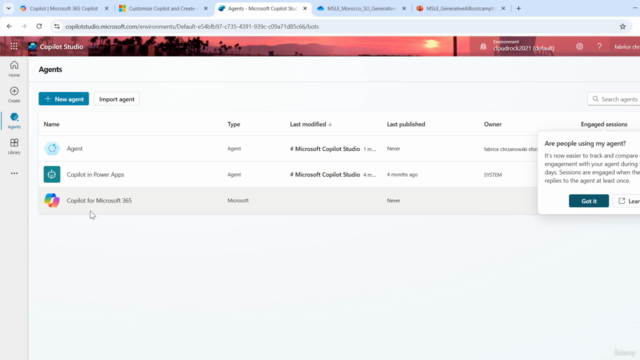 Copilot Studio : Agent Intelligent en Action – Screenshot 3
