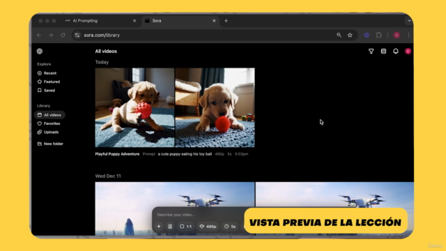 Sora AI: Creación de Videos con IA usando Sora – Screenshot 2