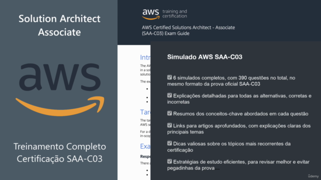 Simulado | AWS Solutions Architect Associate SAA-C03 2025 – Screenshot 2