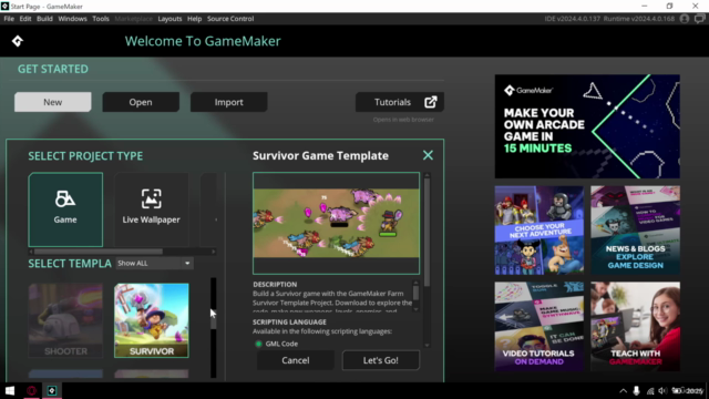 GameMaker: Stwórz grę platformową od podstaw – Screenshot 4