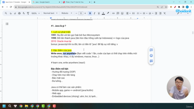 Java Cơ Bản Từ A tới Z dành cho Beginners – Screenshot 2