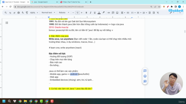 Java Cơ Bản Từ A tới Z dành cho Beginners – Screenshot 3