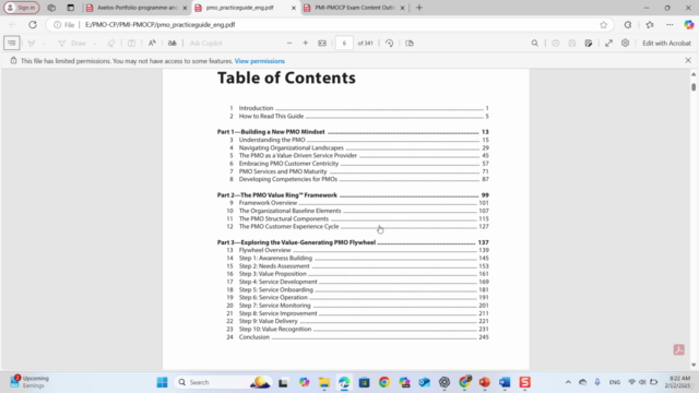 (PMI-PMOCP) Preparation Course 2025 – Screenshot 1