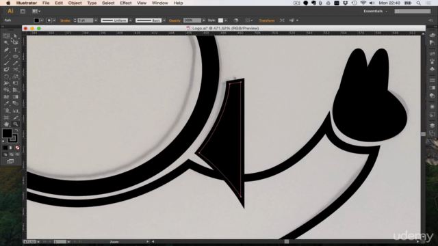 Creare un logo con Adobe Illustrator – Screenshot 3