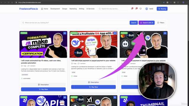 No-Code para Crear Aplicaciones Web Fácilmente : BOLT (2025) – Screenshot 1