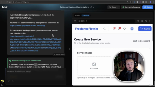 No-Code para Crear Aplicaciones Web Fácilmente : BOLT (2025) – Screenshot 2