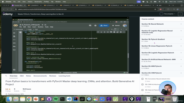 Master Deep Learning,Generative AI ,Pytorch:Zero to Agent AI – Screenshot 2