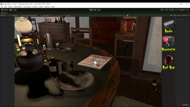 Creating a 3D Puzzle Escape Game with Unity and C# – Screenshot 4