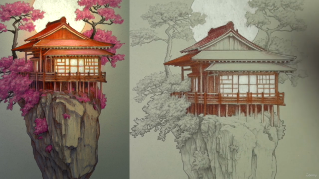 Japanese Fantasy Coloring – Screenshot 2