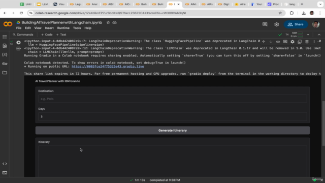 Building Generative AI Projects with LLM, Langchain, GAN – Screenshot 3