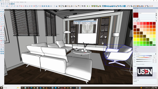 SketchUp VRay 7: Hızlı ve Profesyonel Salon Render Eğitimi – Screenshot 3