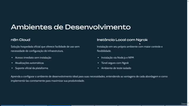 Automação e Criação de Agentes de IA com n8n. n8n Completo. – Screenshot 1