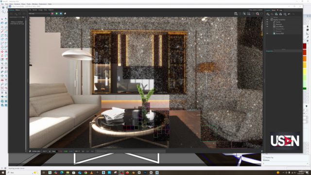 Realistic Interior Rendering with Sketchup VRay 7 – Screenshot 1