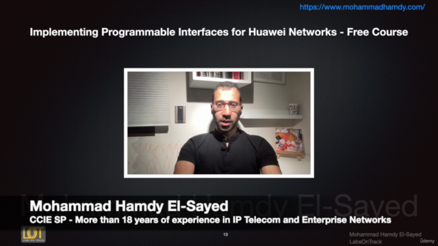 Implementing Programmable Interfaces for Huawei Networks – Screenshot 1