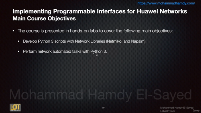 Implementing Programmable Interfaces for Huawei Networks – Screenshot 3