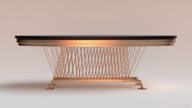 Modern Furniture Design in Blender 4.3 – Screenshot 1