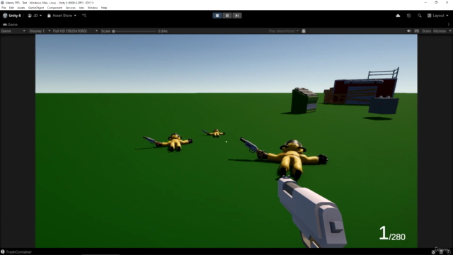 Learn To Create A First Person Shooter Game In Unity 6 & C# – Screenshot 2