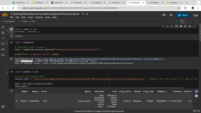 Building Recommendation Engine with Machine Learning & RAG – Screenshot 2