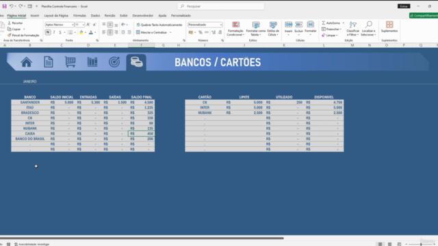 Curso de Excel com Foco em Finanças: Do Básico ao Dashboard – Screenshot 4