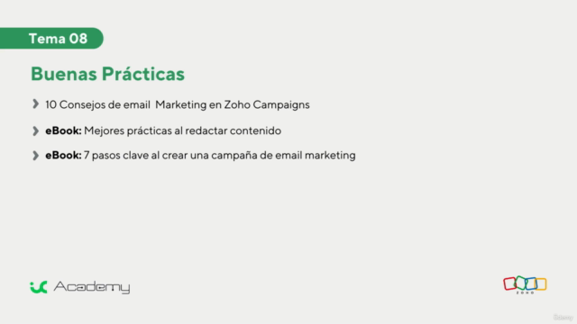Zoho Campaigns: de principiante a experto – Screenshot 4