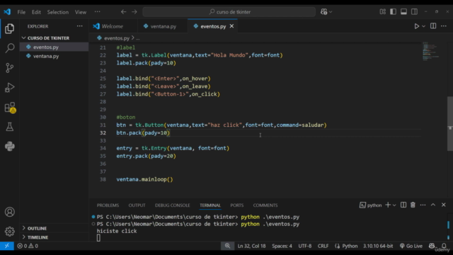 Curso Rápido De Tkinter En Menos De 2 Hora – Screenshot 3